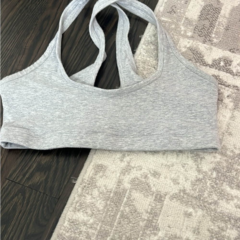 TNA Light Gray Racerback Sports Bralette